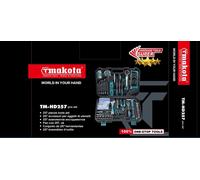 Cassetta Attrezzi Completa Set 257 Pezzi Utensili Attrezzi Lavoro Con Valigetta