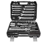 Cassetta Attrezzi Completa Set Di Chiavi A Bussola Riparazione Auto Da 82 Pezzi Combinazione Di Cassette Degli Attrezzi Manuali Per Lavoro Meccanico Kit Per Casa E Auto Fai Da Te