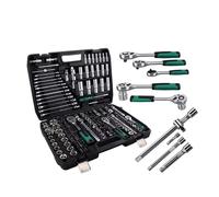 Cassetta Attrezzi Completa Set Di Chiavi A Cricchetto Da 216 Pezzi 1/4 "3/8" 1/2 "cacciavite A Cricchetto Con Chiave A Cricchetto A 24 Denti Per La Riparazione Automobilistica