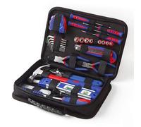 Cassetta Attrezzi Completa Set Di Strumenti Da 100 Pezzi Per Kit Strumenti La Casa Riparazione Auto Set Chiavi A Bussola Con Impugnatura A Cricchetto A Sgancio Rapido