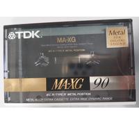 Cassetta audio TDK MA-XG 90 audiocassetta, musicassetta metal position
