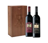 Cassetta Banfi Poggio alle Mura con Brunello e Rosso di Montalcino