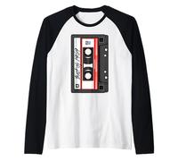 Cassetta Best of 1969 Regalo Mottoparty 70s 80s Maglia con Maniche Raglan