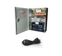 Cassetta Box di Alimentazione con Funzione UPS 180 Watt 12 Volt 15 A 9 uscite