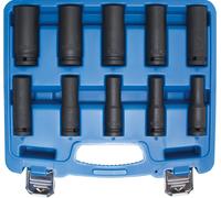 Cassetta Bussole Impact 1/2" Set 10 Pz 1/2" per Avvitatore Pneumatico BGS5206