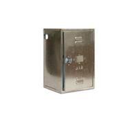 Cassetta cassonetto contenitore zincato per contatore gas 50 x 50 x 25 cm