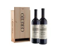 Cassetta Ceretto con Barolo Bricco Rocche e Barbaresco Asili