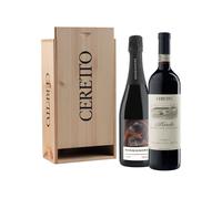 Cassetta Ceretto con Barolo e Alta Langa Monsignore