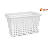 Cassetta cesta forata Bianco (53x36x34cm) 2200 P2