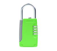 Cassetta Chiavi con Codice Cassetta di sicurezza con chiave nascosta Serratura a combinazione con password a 4 cifre con gancio Mini scatola segreta in metallo for roulotte villa domestica(Green)