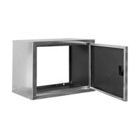 Cassetta Coibentata per Contatore Acqua in Lamiera Zincata - Spessore 6/10 - Dimensioni 30x40x25cm - Dotata di chiave