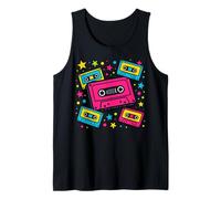 Cassetta Colorata Anni '80 Vibe Music Lover Fun Throwback Canotta