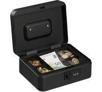 Cassetta Con Combinazione, 3 Cifre, Porta Soldi, Valigetta in Ferro, Portavalori