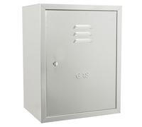 CASSETTA CONTENITORE SPORTELLO PER CONTATORE GAS 55x40 CM METANODOTTO ZINCATO