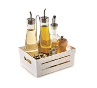 Cassetta Cucina Organizer Cucina Cassetta Piccola 2 LT Colore Bianco Made in