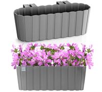 Cassetta da balcone con gancio vaso da fiori 38,3 cm porta piante da...