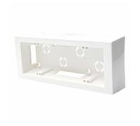 Cassetta da parete modulare 506 monoblocco 6 posti montaggio esterno universale colore bianco IP40 Ettroit MT3606