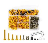 Cassetta degli attrezzi 177PCS Moto Corpo Bullone Kit Completo Carenatura Viti Copertura Laterale Bulloni Per CBR600RR Per Leyla Edition 2010(Gold)