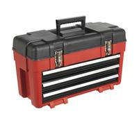 Cassetta Degli Attrezzi 585Mm 3 Cassetti Portatile - SEALEY AP1003 Nuovo