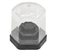 Cassetta degli attrezzi a 48 posizioni, igienica, liscia, facile da pulire, in ABS, per vetrina per punte da trapano artistiche da studio