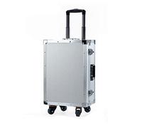 Cassetta degli Attrezzi Carrello Verticale Portatile con rotelle Cassetta degli Attrezzi Rigida in Alluminio con Maniglia telescopica Valigetta per Attrezzi per Attrezzi, Arte, Artigianato e Cassetta