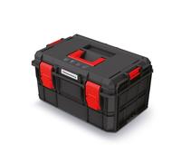 Kistenberg Cassetta degli attrezzi, cassetta degli attrezzi, cassetta degli attrezzi, con cerniere in metallo, con separatori e ciotole, capacità di carico 50 kg, X-Block PRO, dimensioni: 546 x 380 x