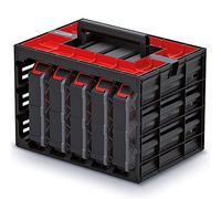 Valigia portautensili Kistenberg 5 organizzatori Tagercase KTC30256B-S411