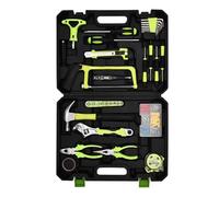 Cassetta degli attrezzi da 108 pezzi, kit di attrezzi per elettricisti, set di chiavi, cacciaviti, pinze, martello, bussola, cassetta degli attrezzi Utensile per Cuscinetti e Boccole Estrattore