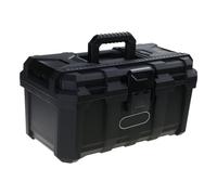Cassetta degli attrezzi essenziale con maniglia, 15 INCHES | Contenitore rinforzato con scomparti sicuri con serratura, custodia per hardware, riparazione meccanica