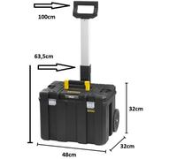 Stanley FMST1-75753 Vasca porta utensili FATMAX con ruote TSTAK