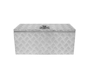Cassetta Degli Attrezzi In Alluminio 70L Con Chiusura A Chiave 2 Chiavi Cassette Di Sicurezza Per Rimorchi, Camion E Furgoni Rivestimento In Gomma E Guarnizioni A Molla 710mm x 320mm x 310mm