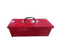 Cassetta degli attrezzi in ferro con chiusura a scatto, ferramenta per