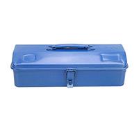 Cassetta degli attrezzi in ferro Kit di attrezzi per la casa Cassetta degli attrezzi portatile multifunzione con chiusura a scrocco in metallo e vassoio di immagazzinaggio(37 * 16 * 11（350）)
