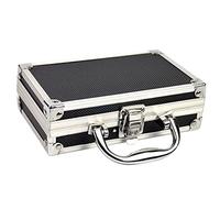 Cassetta degli attrezzi in lega di alluminio Cassetta degli attrezzi portatile Custodia per il trasporto con maniglia Cassetta degli attrezzi in metallo con spugna per la casa Outdoor Hardware