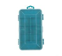 Cassetta degli attrezzi in plastica a 8 scomparti per organizzare viti, bulloni, chiodi, dadi e piccoli accessori con design portatile e compatto