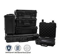 Cassetta degli attrezzi in plastica portatile universale da 1 pezzo con inserto in schiuma Custodia rigida impermeabile e antiurto con spugna pretagliata