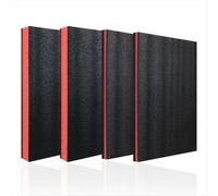 Cassetta degli attrezzi in schiuma 4 pezzi 18x12x2 pollici e 18x12x1 pollice, inserti