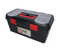 Cassetta degli attrezzi Maestro 19" con maniglia / supporto / scatola di plas...