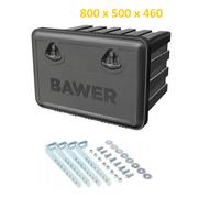 Cassetta degli attrezzi per camion Bawer 800x500x460,staffe/fissaggi tir