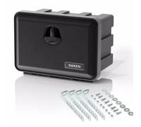 Cassetta degli attrezzi per camion, Daken Just 500-R, 500 x 350 x 300 mm, scatola portaoggetti da 30,5 litri, in plastica, impermeabile (con supporto universale)