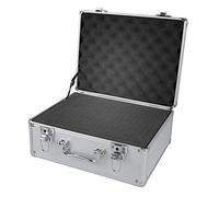 Cassetta degli Attrezzi per la casa Valigetta per Attrezzi in Alluminio - Custodia per Il Trasporto con Inserto in Schiuma Nera Valigetta per Attrezzi Cassetta per Attrezzi Portatile Valigetta per