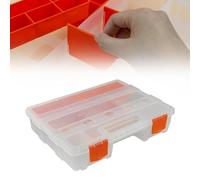 Cassetta degli attrezzi per stoccaggio hardware 220X290X60Mm Parti Organizer Case con PP Materiale Vite e Piccoli Componenti Scatola di ordinamento per Casa Officina Pesca Viaggi Cancelleria Uso