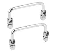 cassetta degli attrezzi pieghevole maniglia metallo 10mm filettatura maschio 2pz