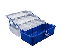 Cassetta degli attrezzi portatile con manico, per pesca, elettricista, riparazione auto, multistrato, per la casa, per viaggi di fabbrica, set di attrezzi per la casa (quattro strati)