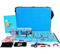 Cassetta degli attrezzi portatile for l'esplorazione dell'elettromagnetismo - Kit STEM con zaino portaoggetti, ideale for esperimenti in classe e a casa