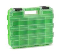 Cassetta degli attrezzi portatile per l'organizzazione di stoccaggio dell'hardware per piccole parti con divisorio rimovibile per dado bullone strumento con scomparto regolabile