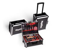 Cassetta Degli Attrezzi Riempito Con Set 299 Pz. Funzione Carrello Rotoli