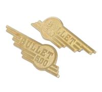 Cassetta degli attrezzi set emblema distintivo motivo ottone realizzato per R...