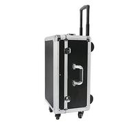 Cassetta degli attrezzi Valigia porta attrezzi portatile con rotelle Custodia da trasporto con ruote Organizer per attrezzatura Cassetta con maniglia telescopica e organizer rimovibile per paratia per