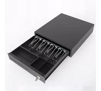 Cassetta dei contanti, Cassetto for contanti POS nero resistente, vassoio for contanti rimovibile, cassetto for registratore di cassa in cartone